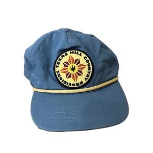 Texas Hill Country Provisions Hat The Guadalupe Snapback Blue Cap